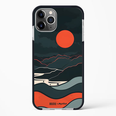 Fiery Nightfall [BREATHE] Impact Drop Protection Case (Apple)