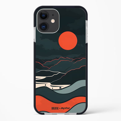 Fiery Nightfall [BREATHE] Impact Drop Protection Case (Apple)