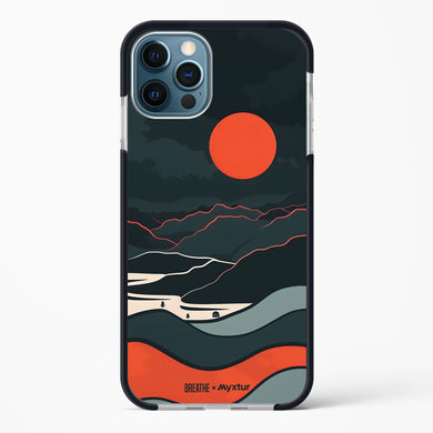 Fiery Nightfall [BREATHE] Impact Drop Protection Case (Apple)