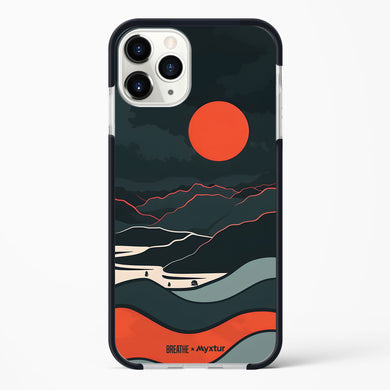 Fiery Nightfall [BREATHE] Impact Drop Protection Case (Apple)