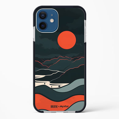 Fiery Nightfall [BREATHE] Impact Drop Protection Case (Apple)