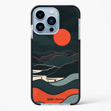 Fiery Nightfall [BREATHE] Impact Drop Protection Case (Apple)