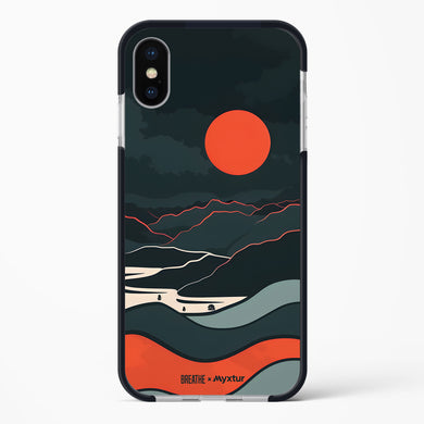 Fiery Nightfall [BREATHE] Impact Drop Protection Case (Apple)