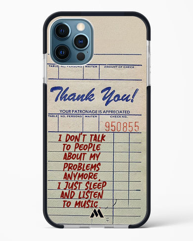 Dont Talk to People Impact Drop Protection Case (Apple)