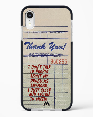 Dont Talk to People Impact Drop Protection Case (Apple)