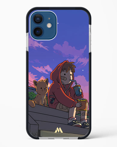 Anime Boy Lo Fi Impact Drop Protection Case (Apple)