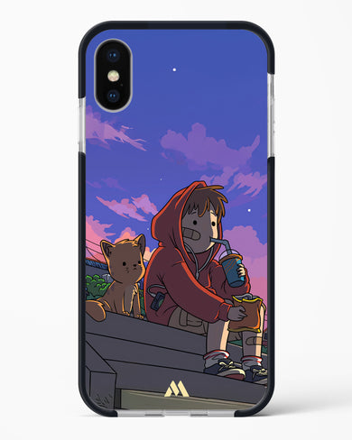 Anime Boy Lo Fi Impact Drop Protection Case (Apple)