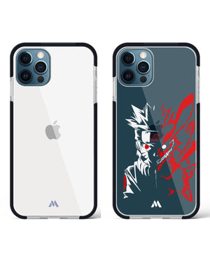 Naruto Nine Tails Jinchuriki Impact Drop Protection Case Combo-(Apple)