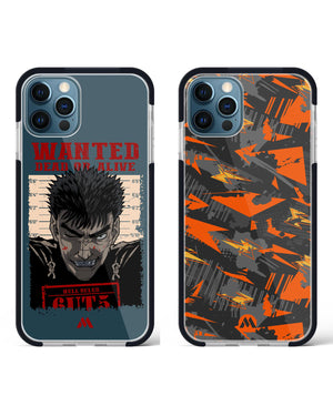 Orange Transgression Berserk Wanted Impact Drop Protection Case Combo-(Apple)