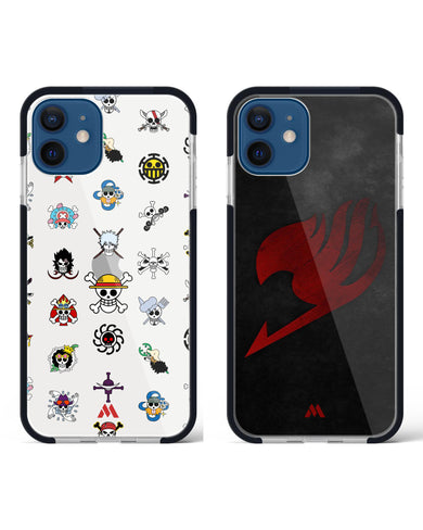 Fairy Tail Emblem Everybody Flags Impact Drop Protection Case Combo-(Apple)