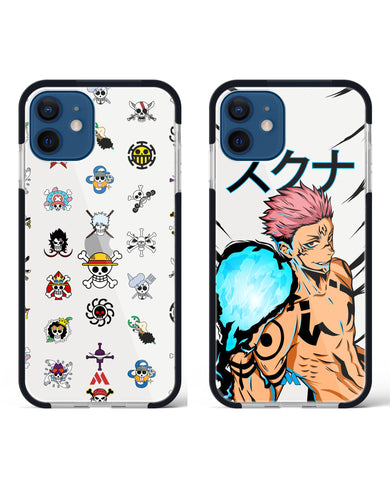 Ryomen Sukuna King Curses Impact Drop Protection Case Combo-(Apple)