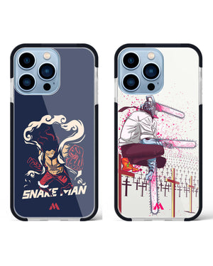 Chainsaw Man Devil Hybrid Impact Drop Protection Case Combo-(Apple)