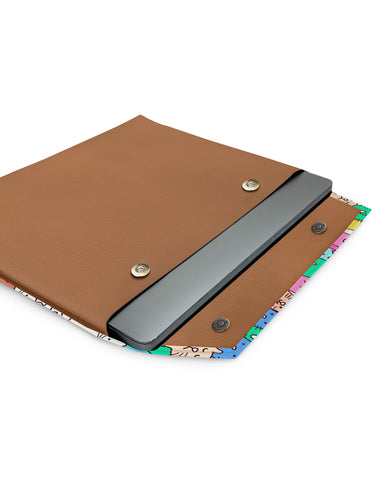 Kawaii Kitty Leather Laptop Envelope Sleeve