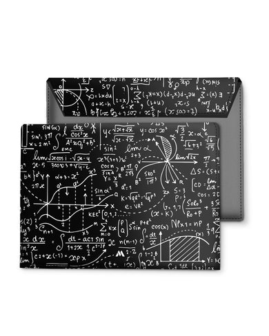 You do the Math Leather Laptop Envelope Sleeve