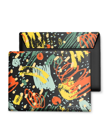 Art Palette Leather Laptop Envelope Sleeve