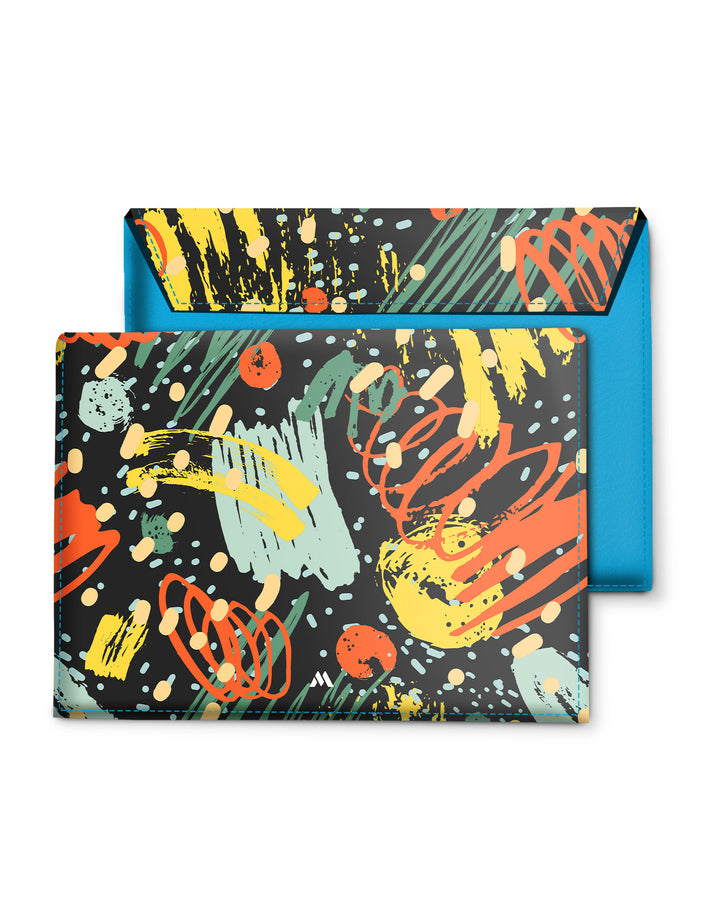 Art Palette Leather Laptop Envelope Sleeve Myxtur