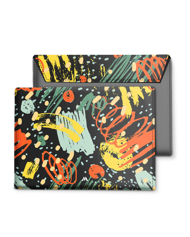 Art Palette Leather Laptop Envelope Sleeve