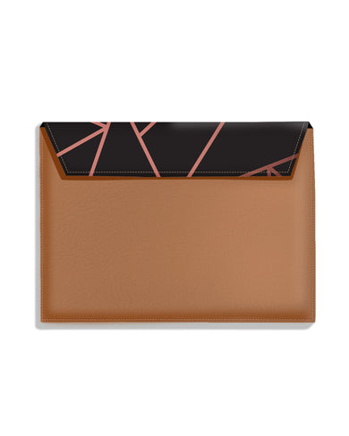 Modern Mosaic Leather Laptop Envelope Sleeve