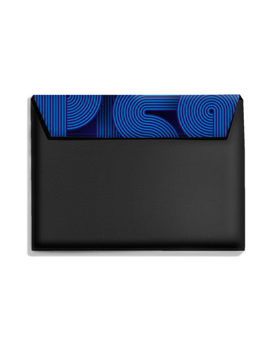 Cobalt Knots Leather Laptop Envelope Sleeve