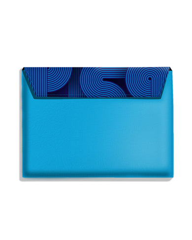 Cobalt Knots Leather Laptop Envelope Sleeve