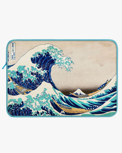 The Great Wave off Kanagawa [Katsushika Hokusai] MacBook / Laptop-Sleeve