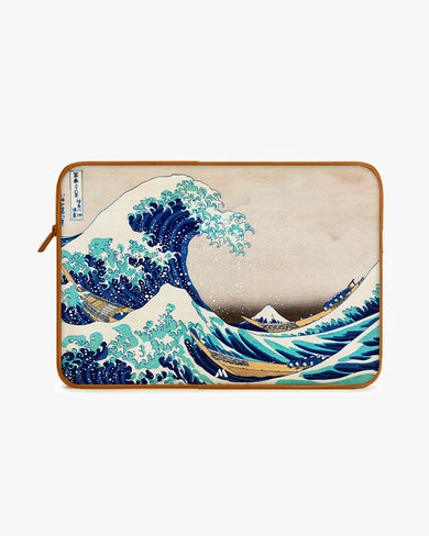 The Great Wave off Kanagawa [Katsushika Hokusai] MacBook / Laptop Sleeve