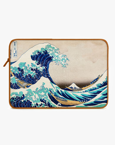 The Great Wave off Kanagawa [Katsushika Hokusai] MacBook / Laptop Sleeve