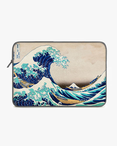 The Great Wave off Kanagawa [Katsushika Hokusai] MacBook / Laptop-Sleeve