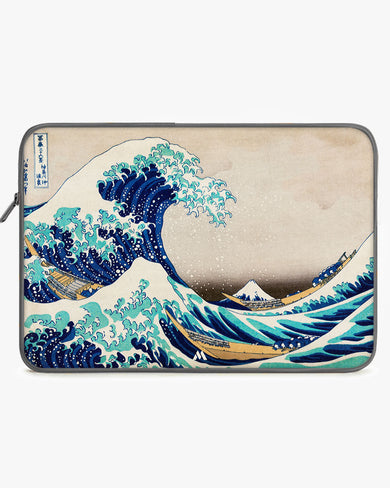 The Great Wave off Kanagawa [Katsushika Hokusai] MacBook / Laptop-Sleeve