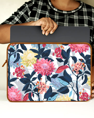 Art Floral MacBook / Laptop-Sleeve