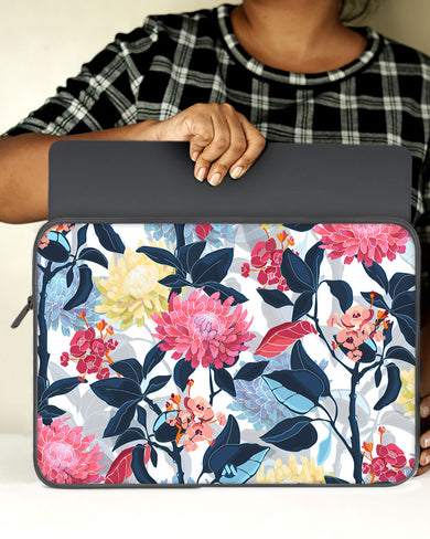 Art Floral MacBook / Laptop-Sleeve