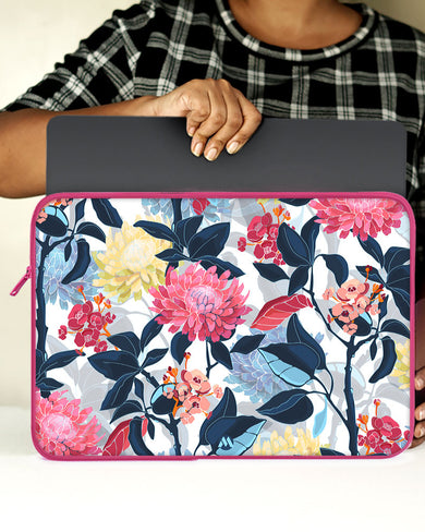 Art Floral MacBook / Laptop-Sleeve