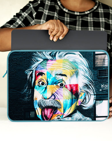 Graffiti-Einstein MacBook / Laptop-Sleeve