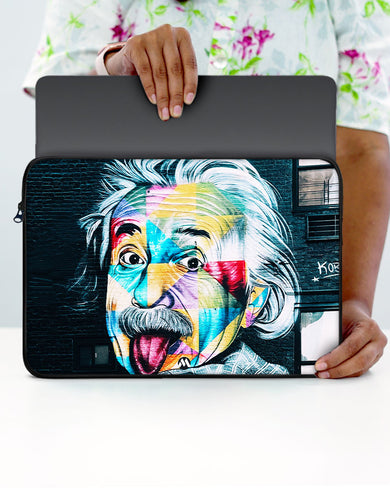 Graffiti-Einstein MacBook / Laptop-Sleeve