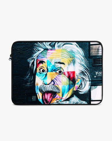 Graffiti-Einstein MacBook / Laptop-Sleeve