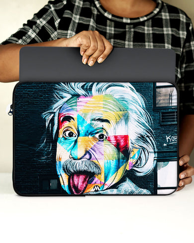 Graffiti-Einstein MacBook / Laptop-Sleeve