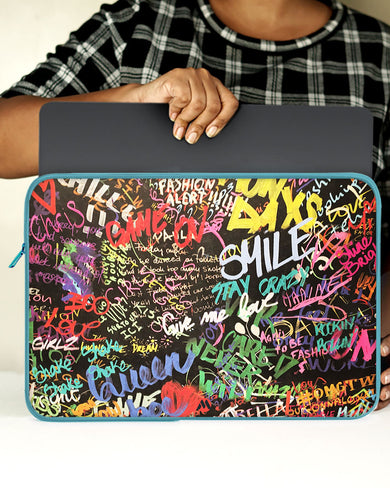 Graffiti-Walled MacBook / Laptop-Sleeve