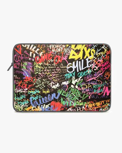 Graffiti-Walled MacBook / Laptop-Sleeve