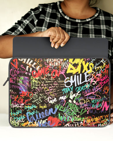 Graffiti-Walled MacBook / Laptop-Sleeve