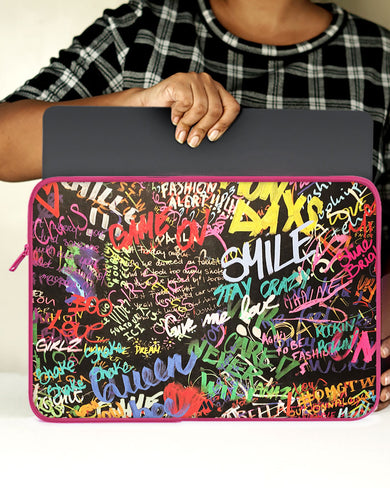 Graffiti-Walled MacBook / Laptop-Sleeve