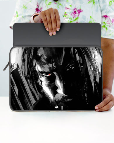 John Wick - Charcoal Art MacBook / Laptop-Sleeve