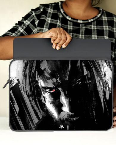 John Wick - Charcoal Art MacBook / Laptop-Sleeve