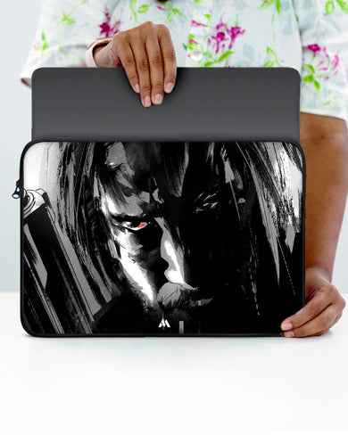 John Wick - Charcoal Art MacBook / Laptop-Sleeve