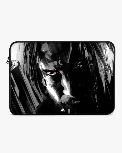 John Wick - Charcoal Art MacBook / Laptop-Sleeve