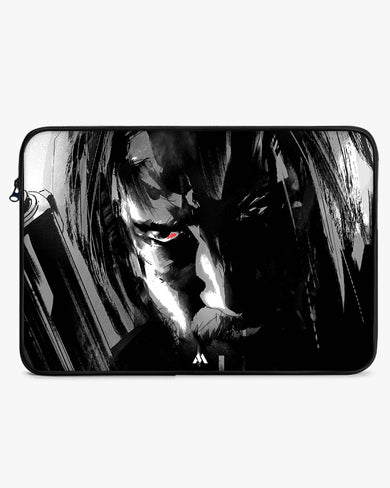 John Wick - Charcoal Art MacBook / Laptop-Sleeve