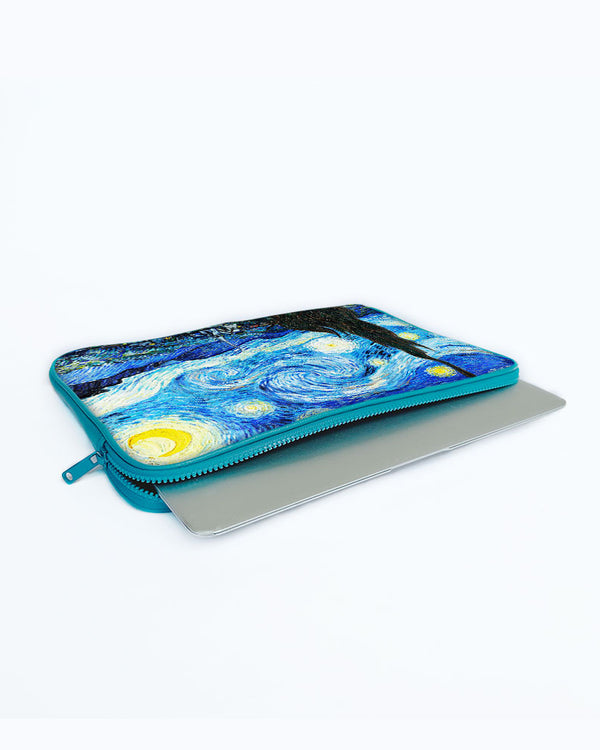 Laptophoes 15.6 inch - De sterrennacht - Vincent van Gogh - Laptop sleeve - Binnenmaat Laptophoes 15.6 inch - De sterrennacht - Vincent van Gogh - Laptop sleeve - Binnenmaat