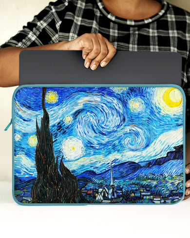The Starry Night [Van Gogh] MacBook / Laptop-Sleeve