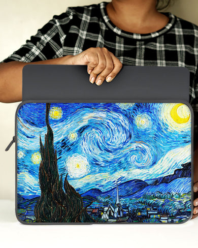 The Starry Night [Van Gogh] MacBook / Laptop-Sleeve