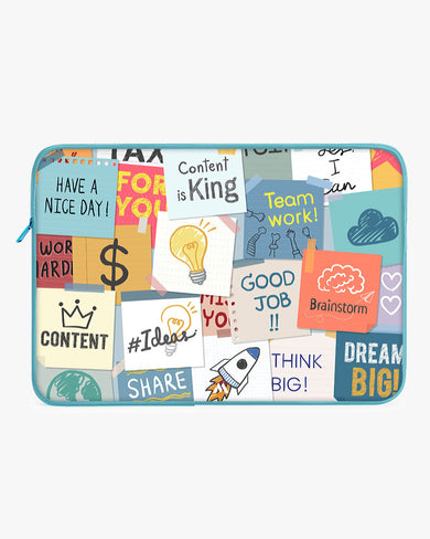 Sticky Note Motivation MacBook / Laptop-Sleeve