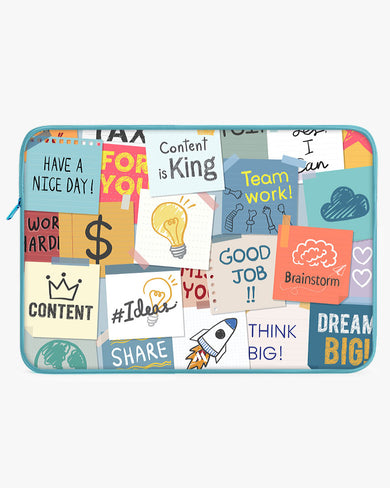 Sticky Note Motivation MacBook / Laptop-Sleeve